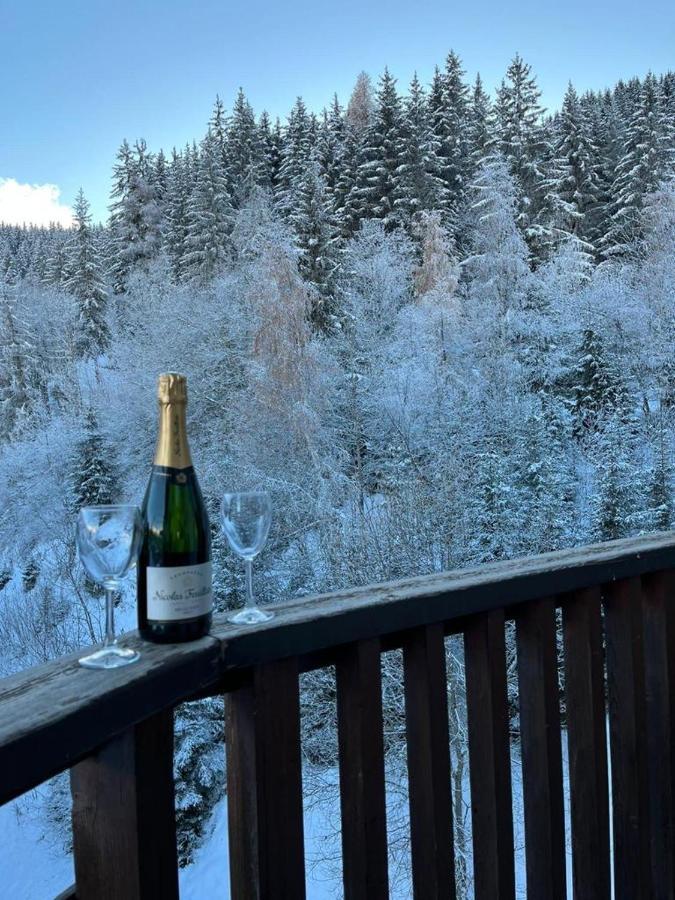 La Tania La Saboia Sleep 8 Private Sauna Lounge Dining 2 Bathrooms Kitchen 2 Balconies Ski In Out 外观 照片
